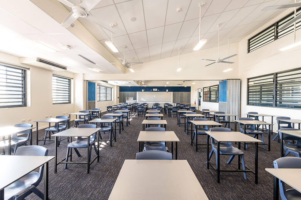 Harristown State High School Classroom With Louvre Window