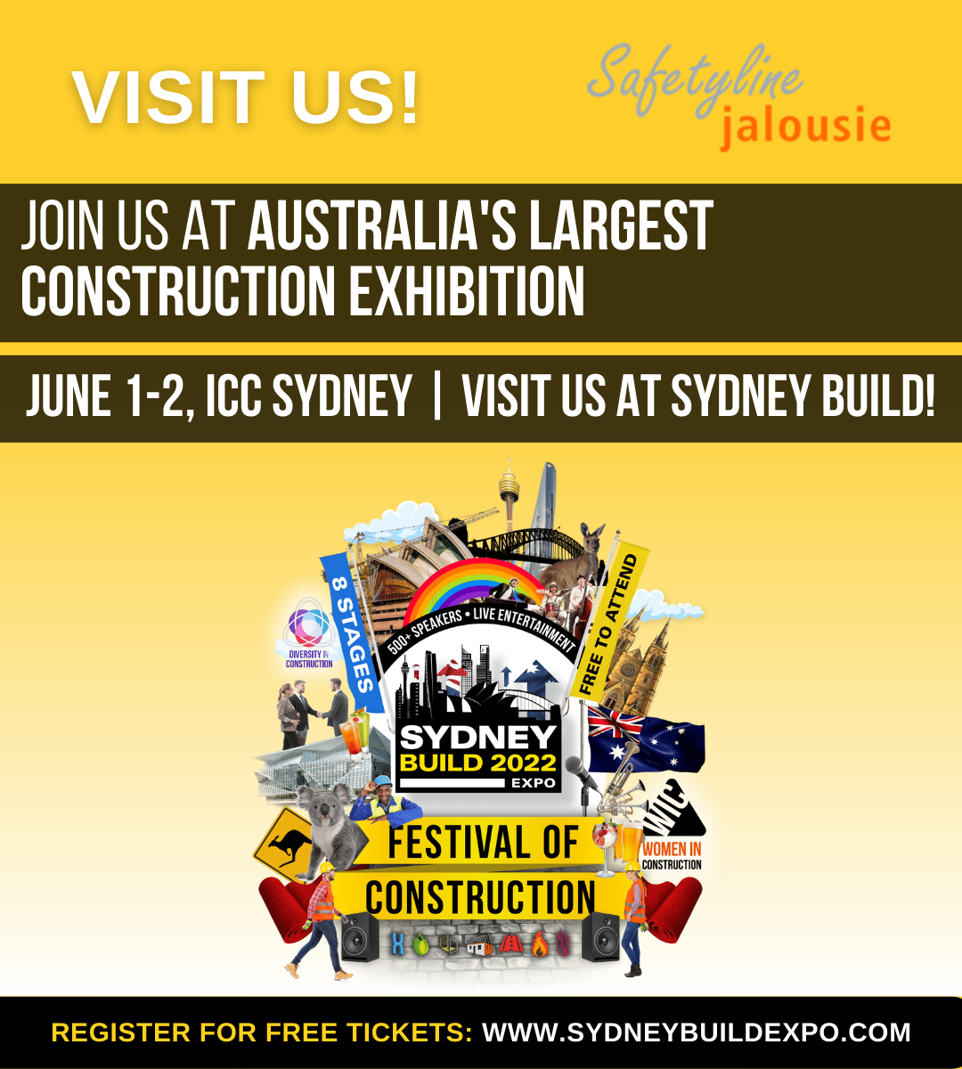Safetyline Jalousie - Sydney Build Expo